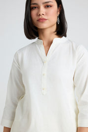 Eshani Linen Short Kurta