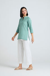 Komal Linen Short Kurta