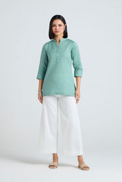 Komal Linen Short Kurta