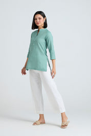 Komal Linen Short Kurta