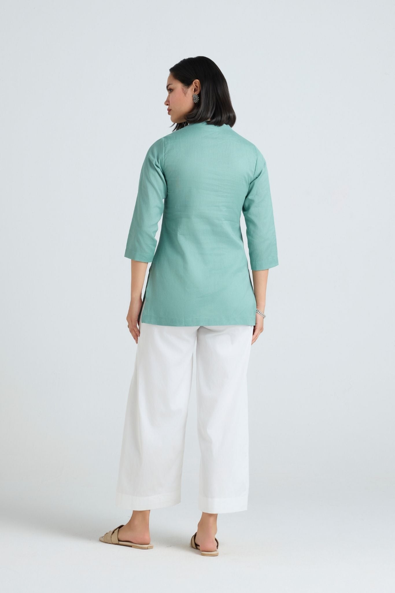 Komal Linen Short Kurta