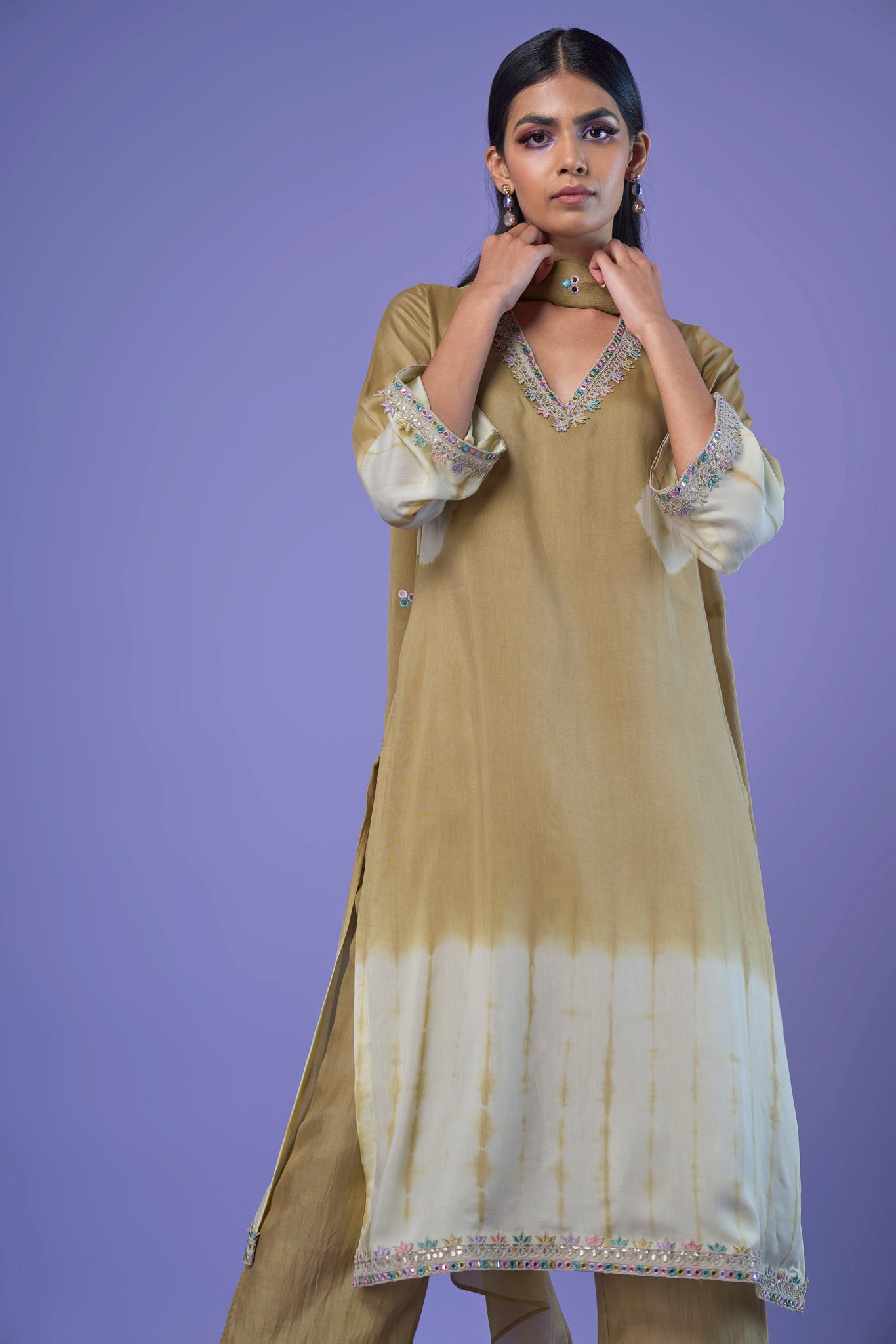 Parcham Kurta Set