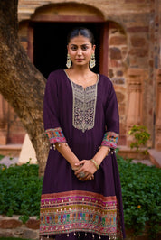 Husna Embroidered Kurta Set