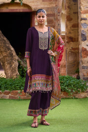 Husna Embroidered Kurta Set