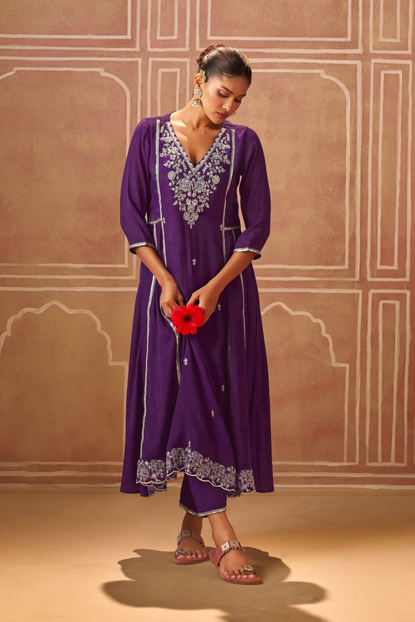 Afsana Embroidered Kurta Set