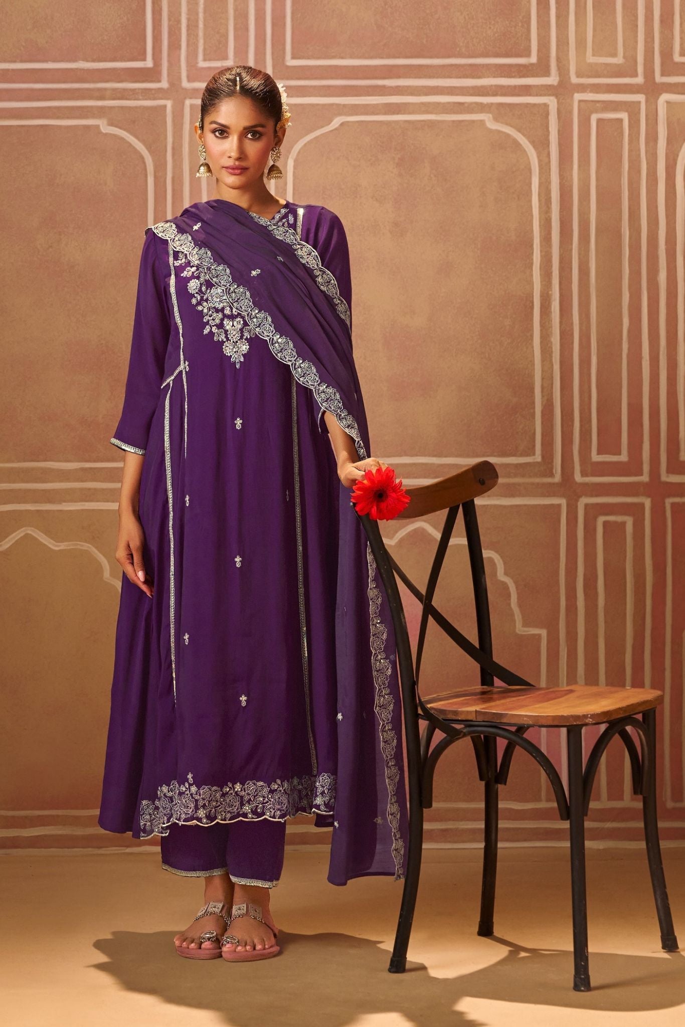 Afsana Embroidered Kurta Set