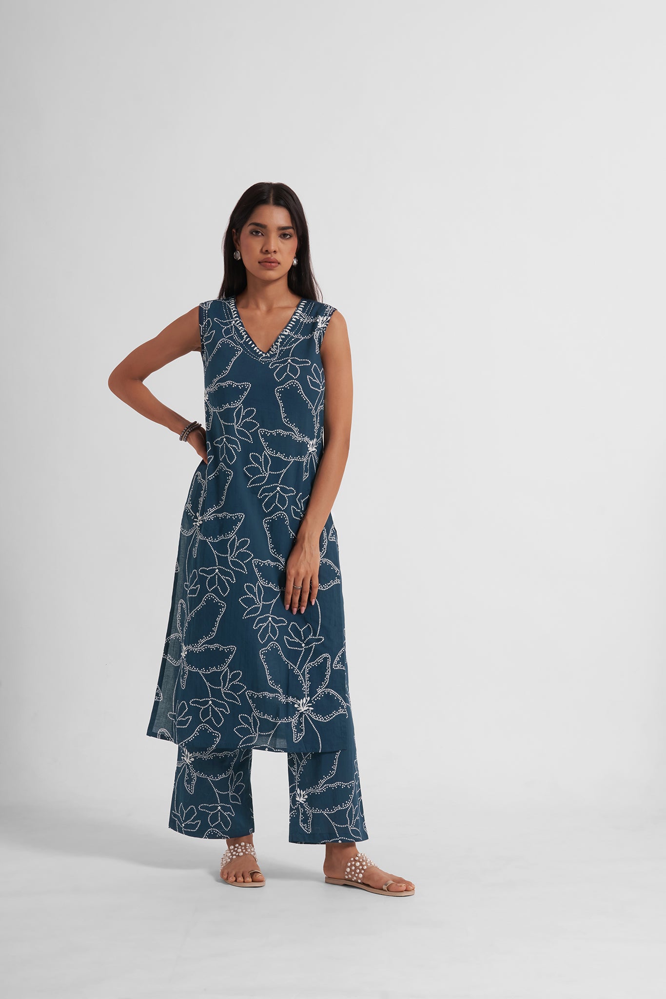 Saira Embroidered Co-Ord Set