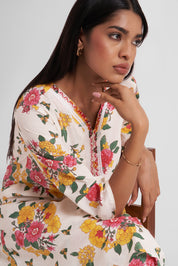 Hoorain Embroidered Co-Ord Set