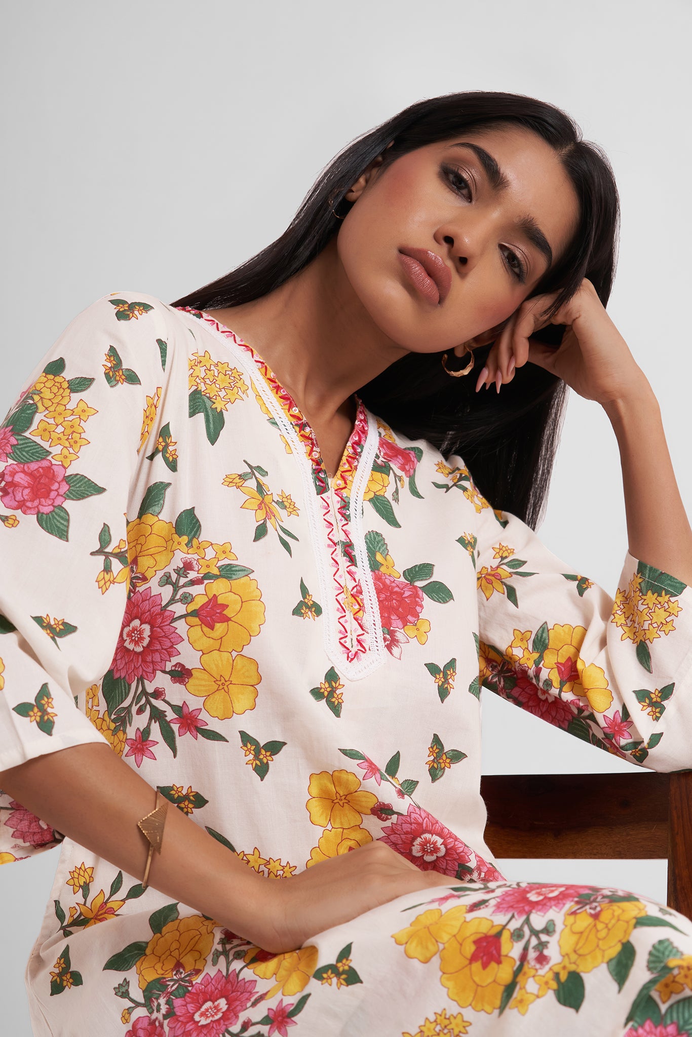 Hoorain Embroidered Co-Ord Set