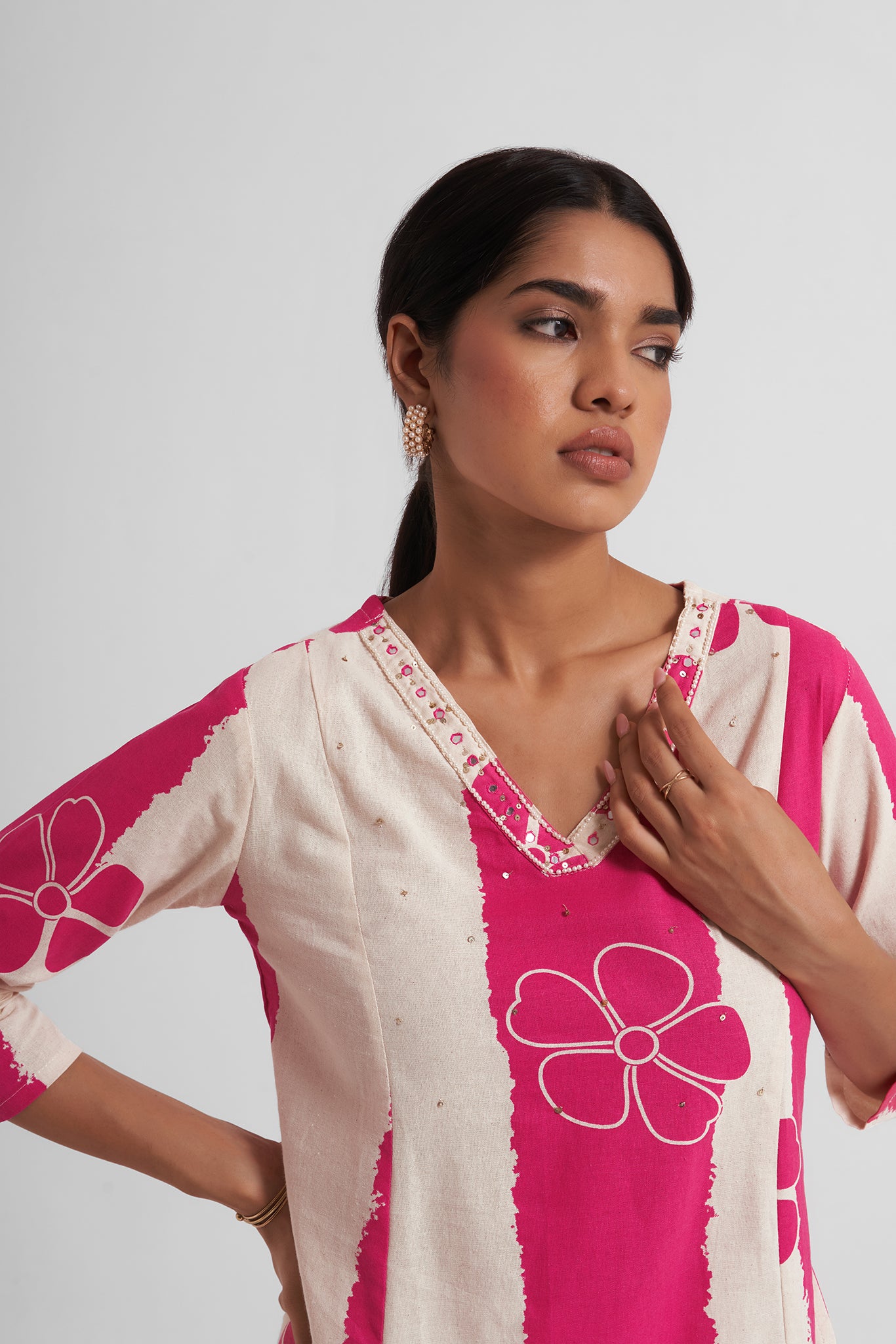 Ameena Embroidered Co-Ord Set