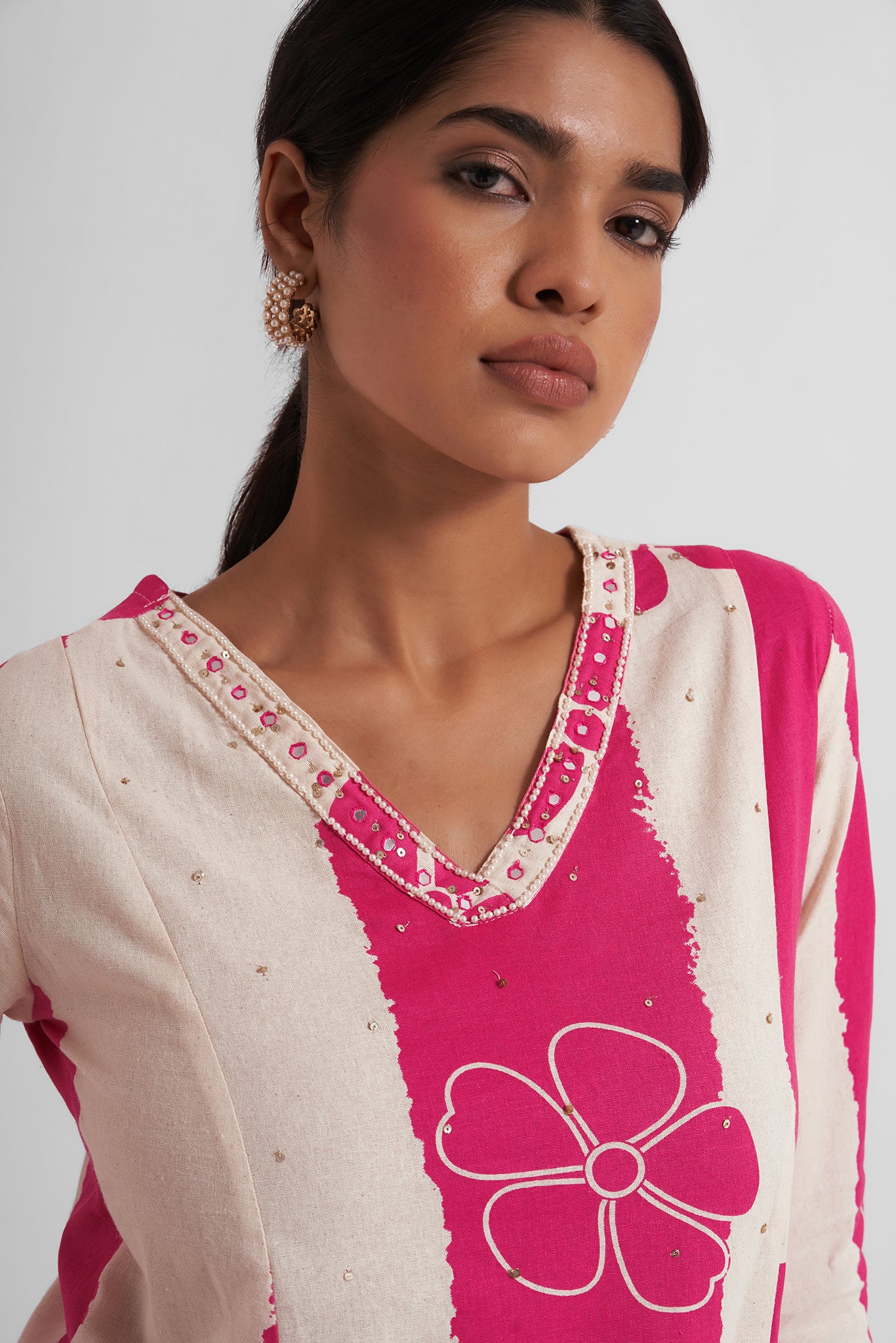 Ameena Embroidered Co-Ord Set