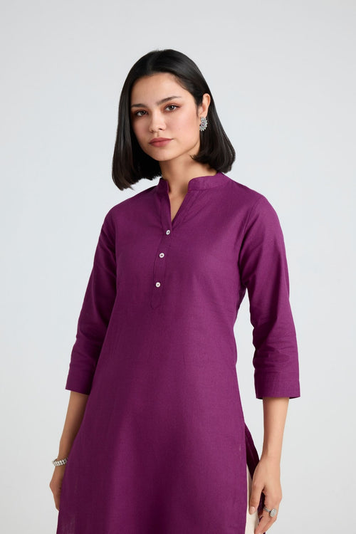 Bhavi Linen Long Kurta