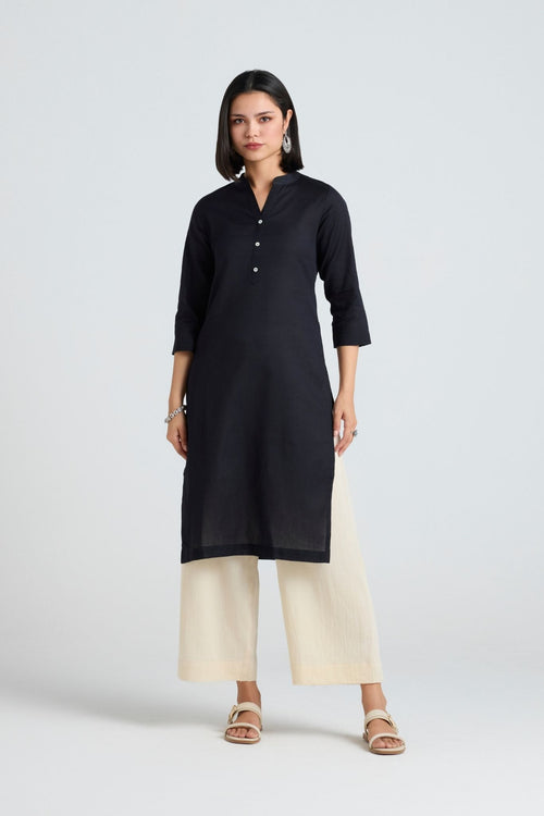 Chhavi Linen Long Kurta