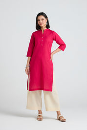 Devika Linen Long Kurta
