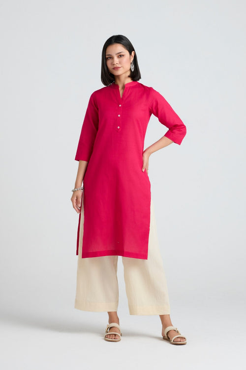 Devika Linen Long Kurta