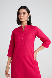 Devika Linen Long Kurta