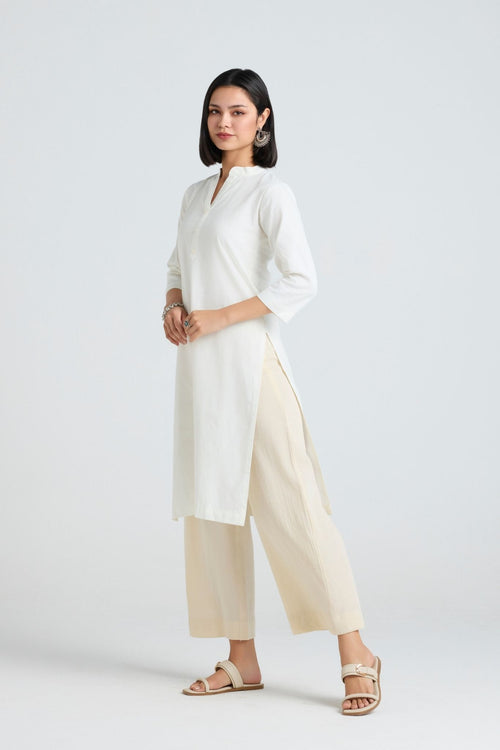 Nivritti Linen Long Kurta