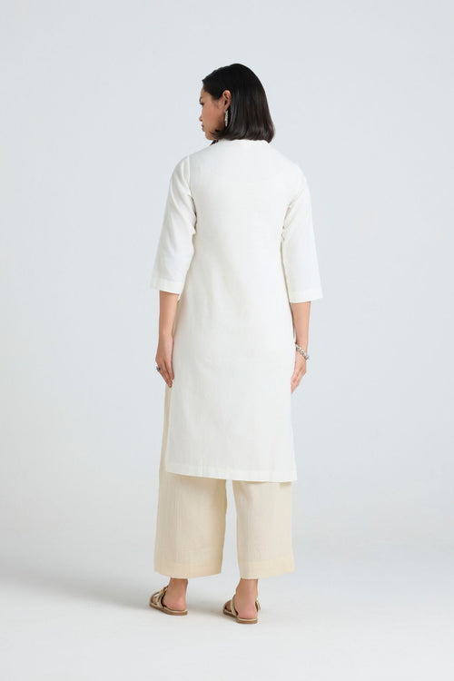 Nivritti Linen Long Kurta