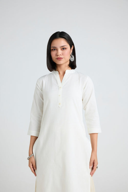 Nivritti Linen Long Kurta