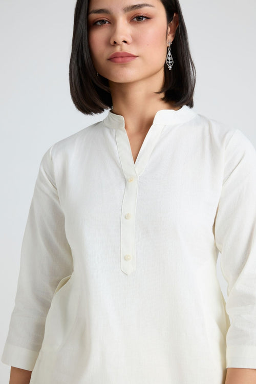 Eshani Linen Short Kurta