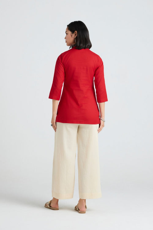 Inaaya Linen Short Kurta