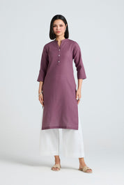 Tisya Linen Long Kurta