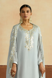 Mitali Embroidered Kurta Set (Unstitched)