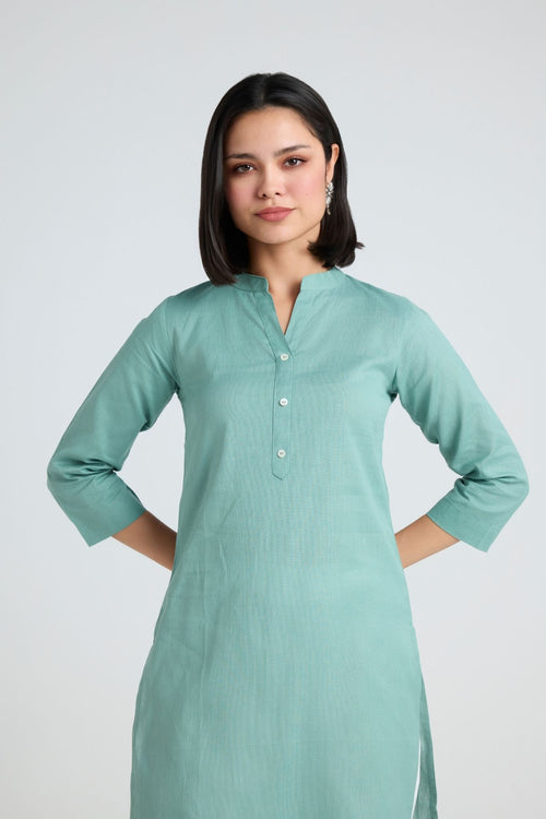 Karini Linen Long Kurta