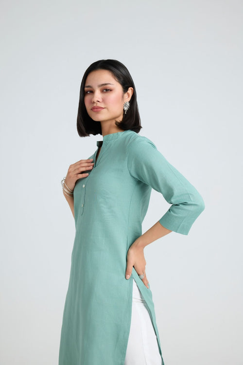 Karini Linen Long Kurta