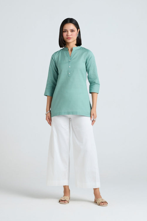 Komal Linen Short Kurta