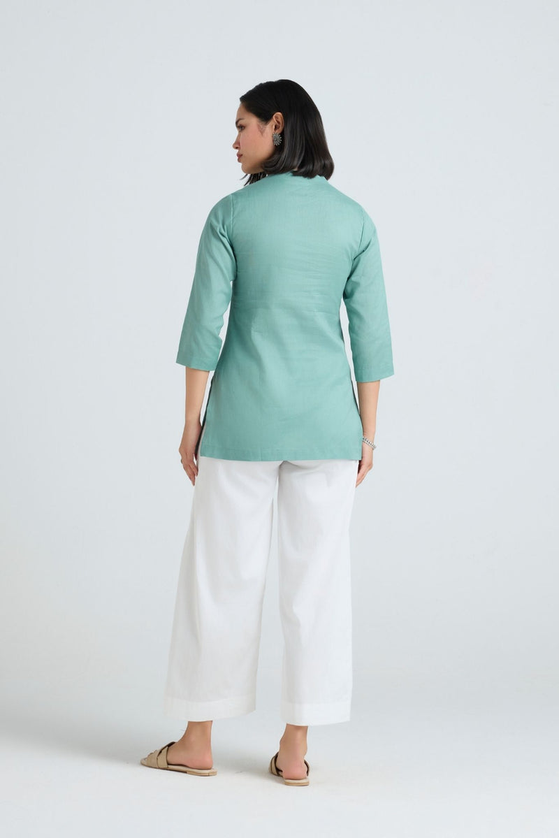 Komal Linen Short Kurta