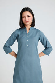 Manini Linen Long Kurta