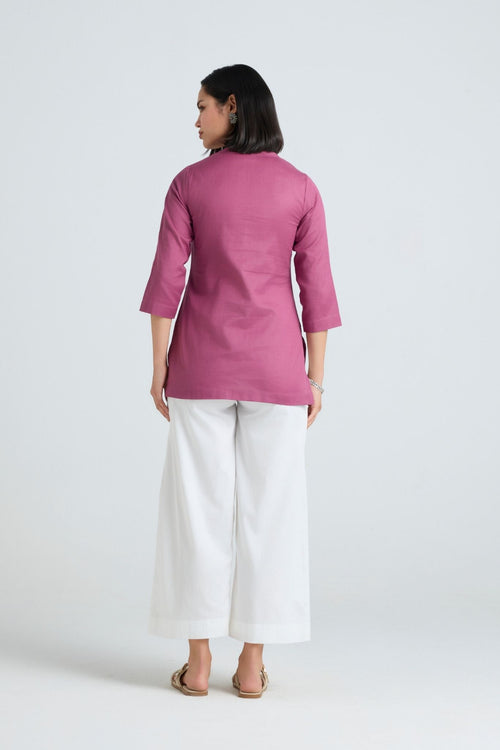 Sira Linen Short Kurta