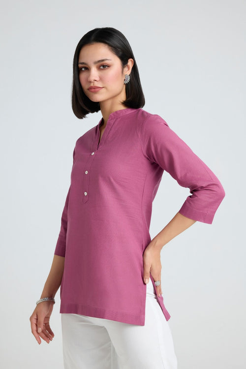 Sira Linen Short Kurta