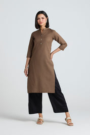 Riddhi Linen Long Kurta