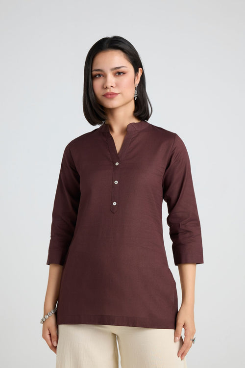 Gitika Linen Short Kurta