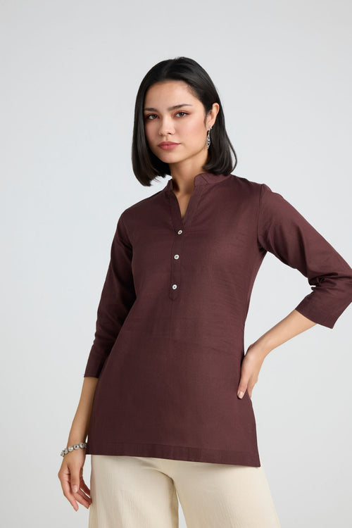 Gitika Linen Short Kurta