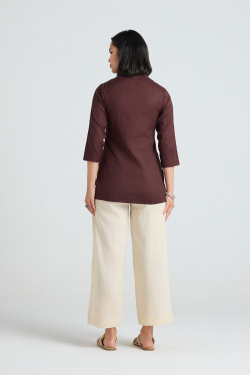 Gitika Linen Short Kurta