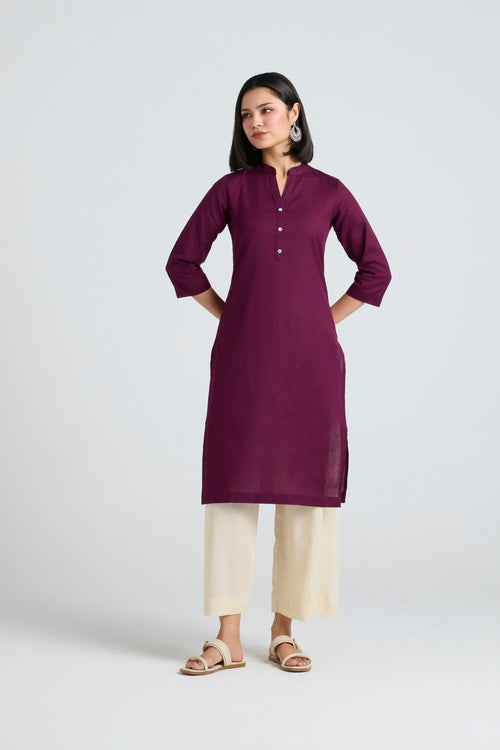 Heena Linen Long Kurta