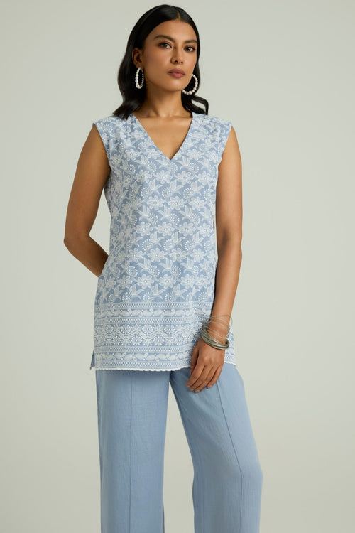 Brinda Embroidered Co-Ord Set - Final Sale