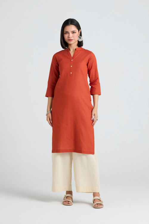Aashi Linen Long Kurta