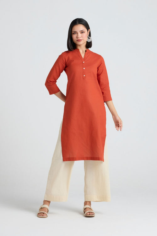 Aashi Linen Long Kurta