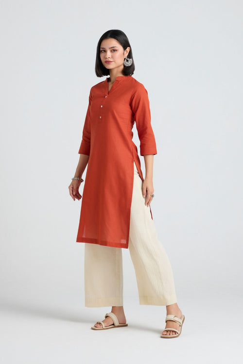 Aashi Linen Long Kurta