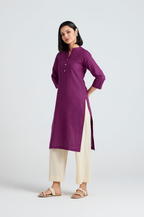 Bhavi Linen Long Kurta