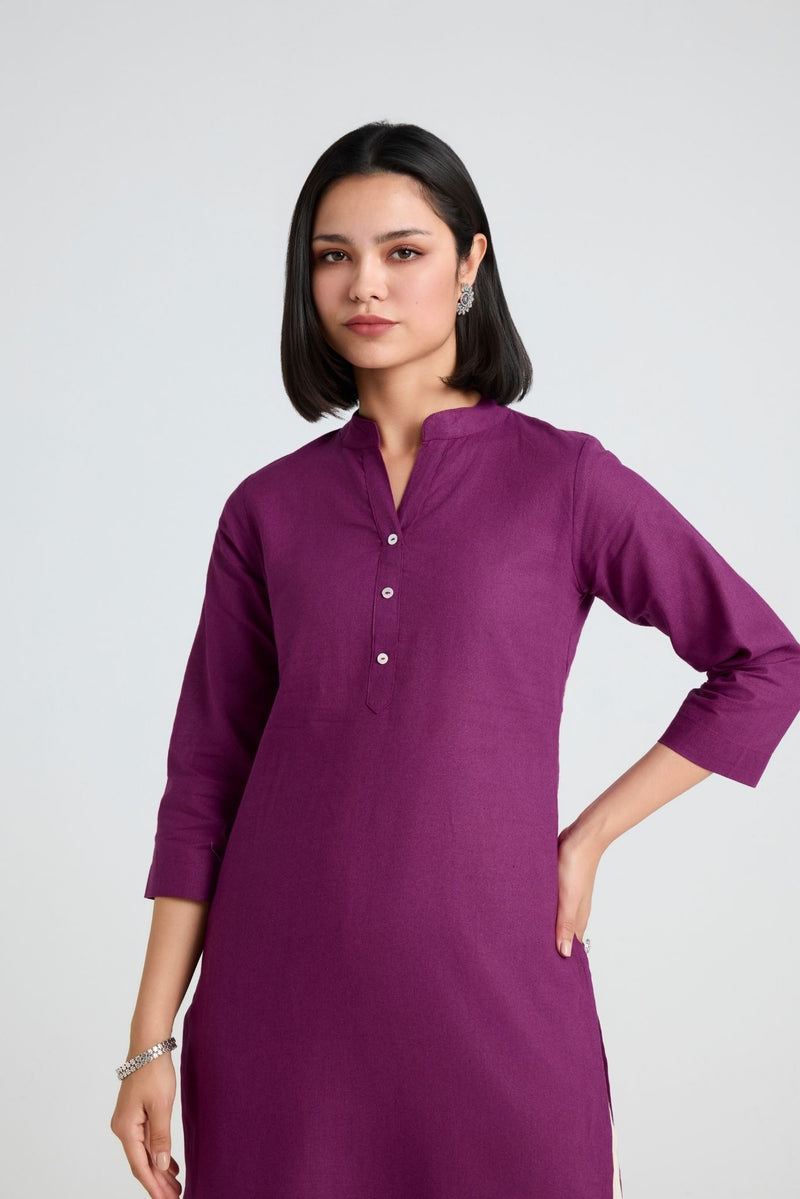 Bhavi Linen Long Kurta