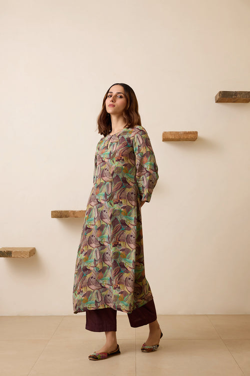 Surkh Co-Ord Set - House of Ayuda