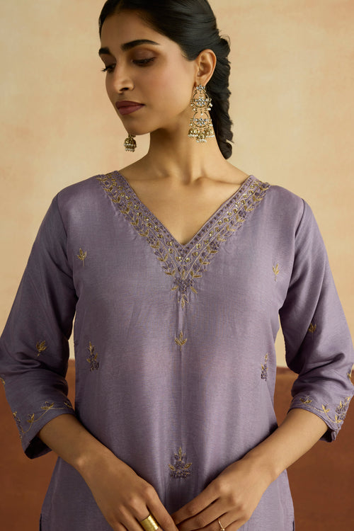 Parvati Embroidered Kurta Set
