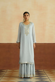 Mitali Embroidered Kurta Set (Unstitched)