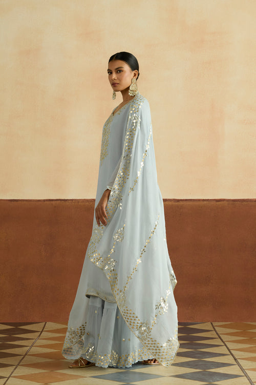 Mitali Embroidered Kurta Set (Unstitched)