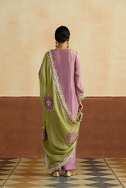 Niharika Embroidered Kurta Set (Unstitched)